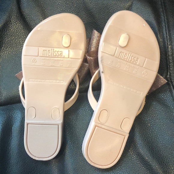 Mini Melissa little girls flip flops - Picture 2 of 4